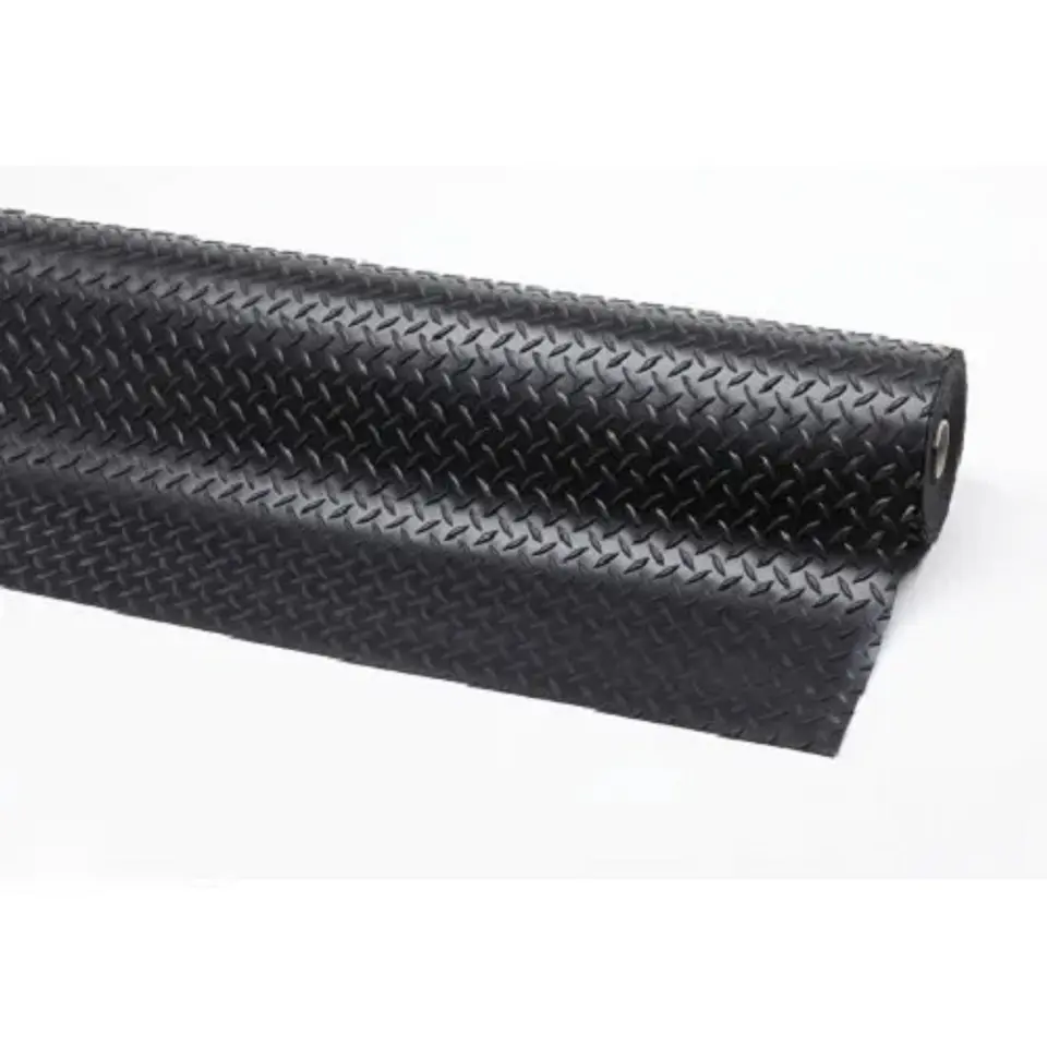 PISO GOMA DIAMANTADO NEGRO 3MM 1