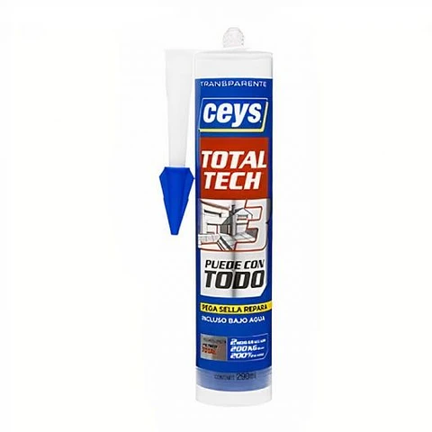 SILICONA TRANSPARENTE 290ML CEYS TOTAL TECH