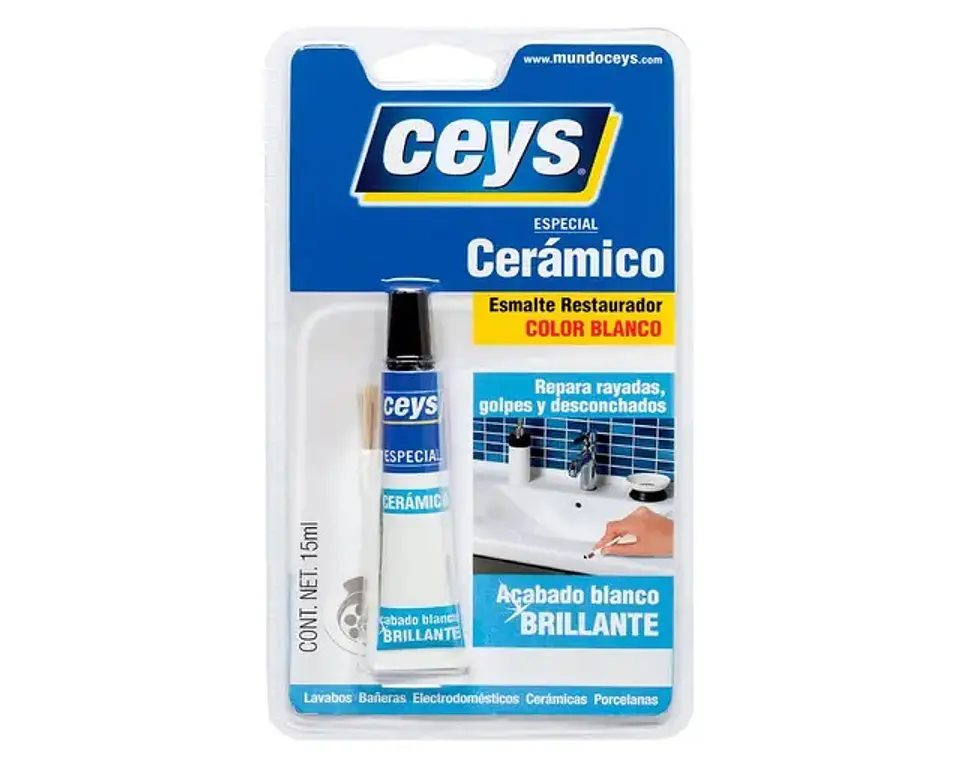 SILICONA BLANCA 15ML CEYS RESTAURADOR CERAMICA 1