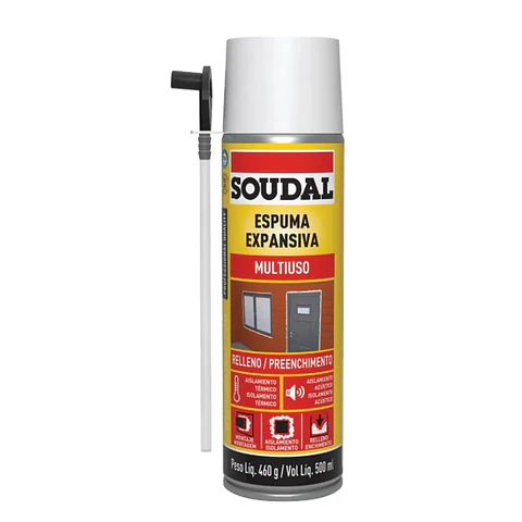 ESPUMA POLIURETANO SOUDAL 500ML