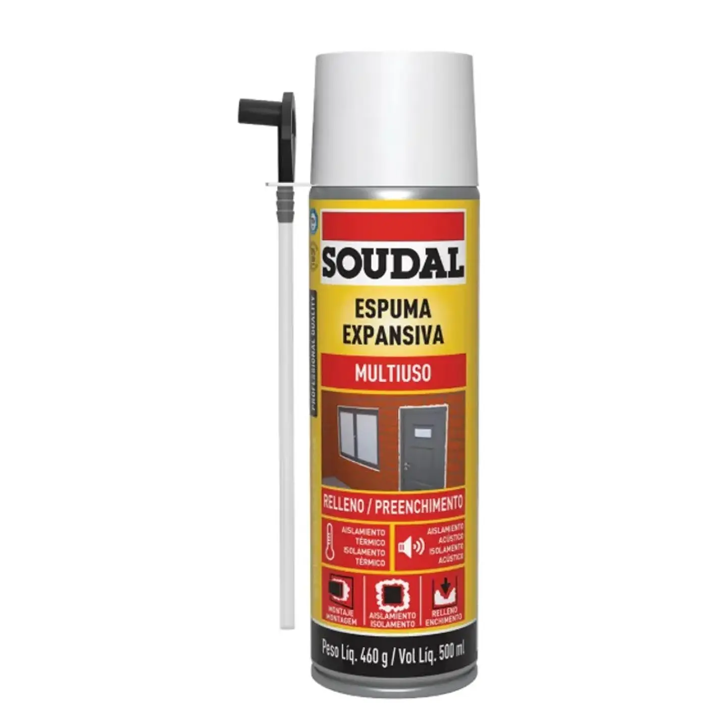 ESPUMA POLIURETANO SOUDAL 500ML 1