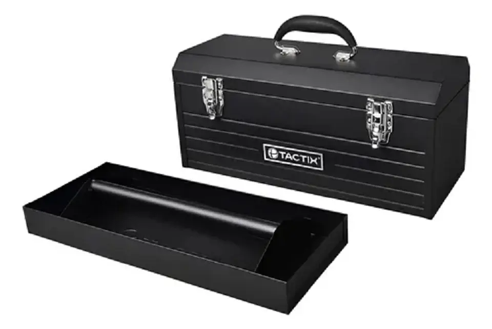 CAJA HERRAMIENTAS TACTIX M CON BANDEJA 1