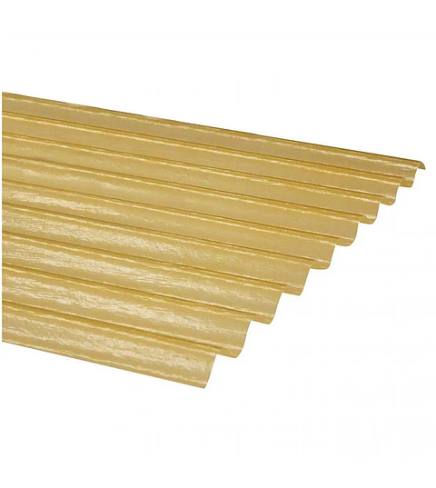FIBRA VIDRIO STANDARD 0.91 X 1.22M AMARILLA
