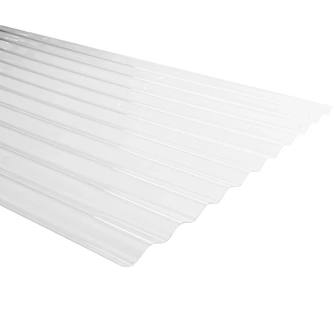 POLICARBONATO ONDULADO TRANSP 0.7X2.50M PREMIUM