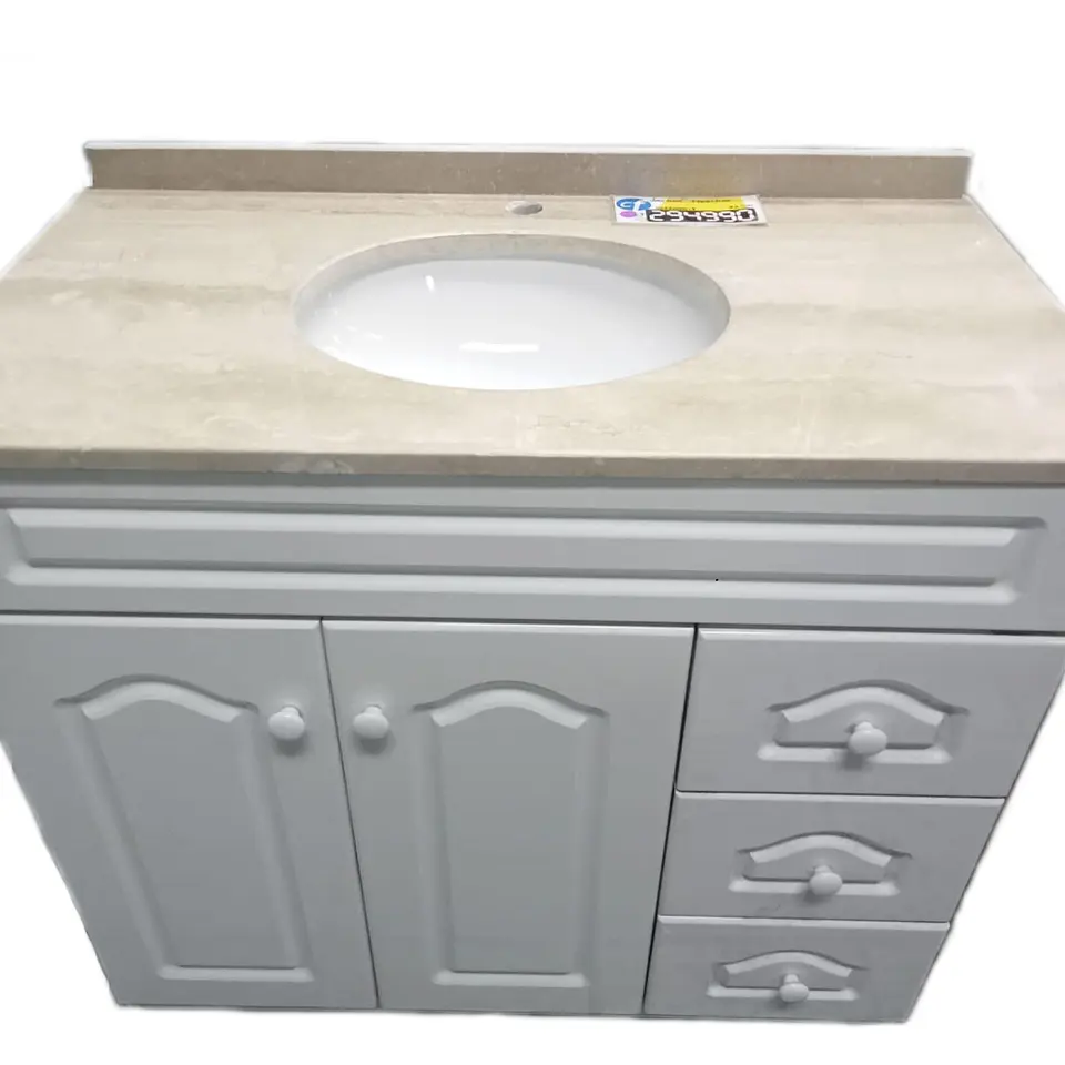 VANITORIO TRAVERTINO 93CM BAÑO CENTER 1
