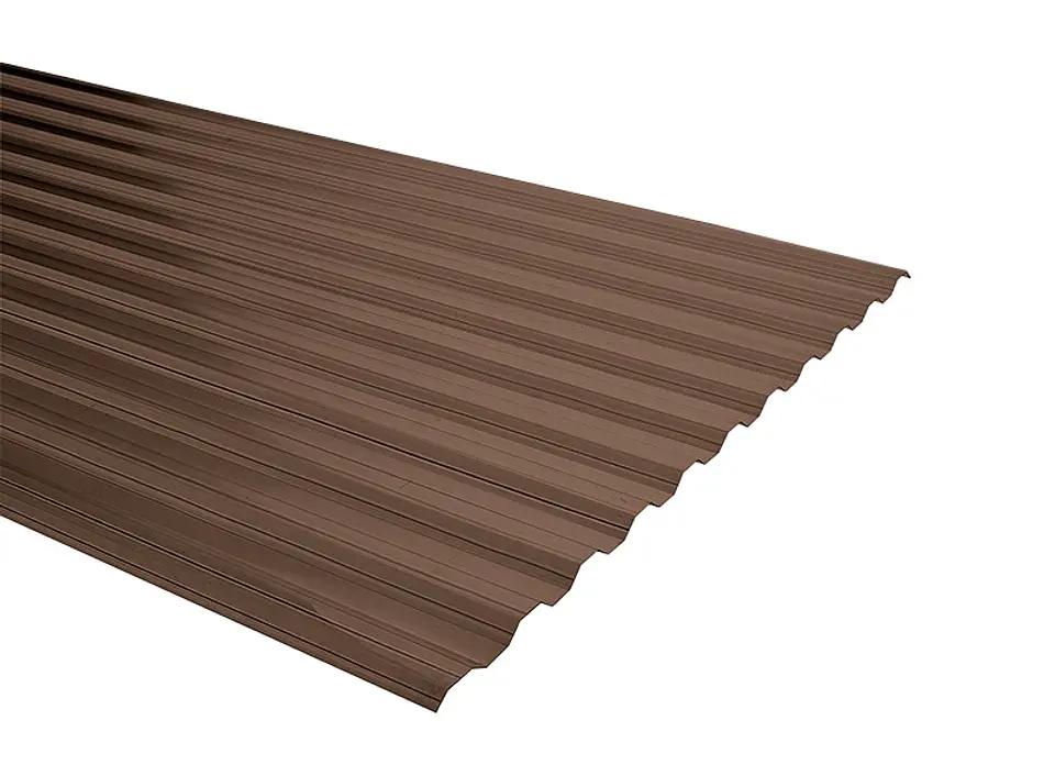 POLICARBONATO ONDULADO BRONCE 0.5X3.00M 1