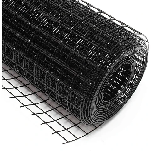 MALLA PLASTICA JARDINERA 1MX6MM NEGRO