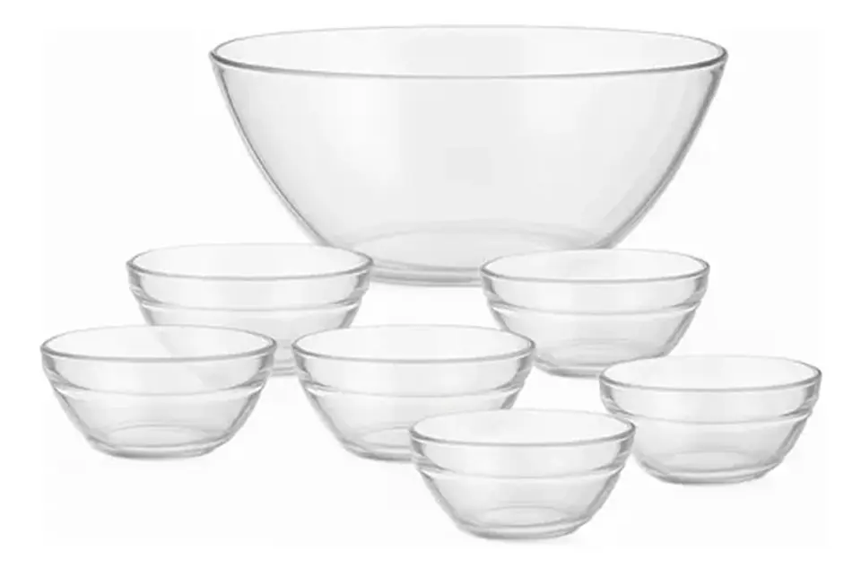 BOWL DE VIDRIO SET 7 PIEZAS 1