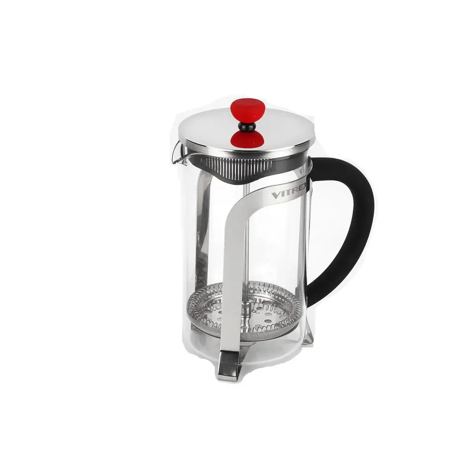 CAFETERA VIDRIO CON EMBOLO 600ML 1