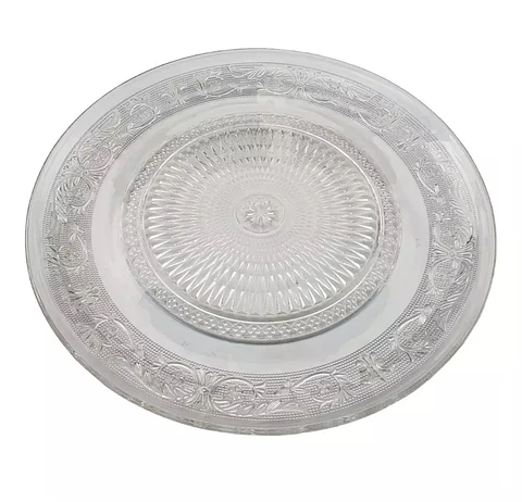 PLATO DE VIDRIO 18 X 3.5CM