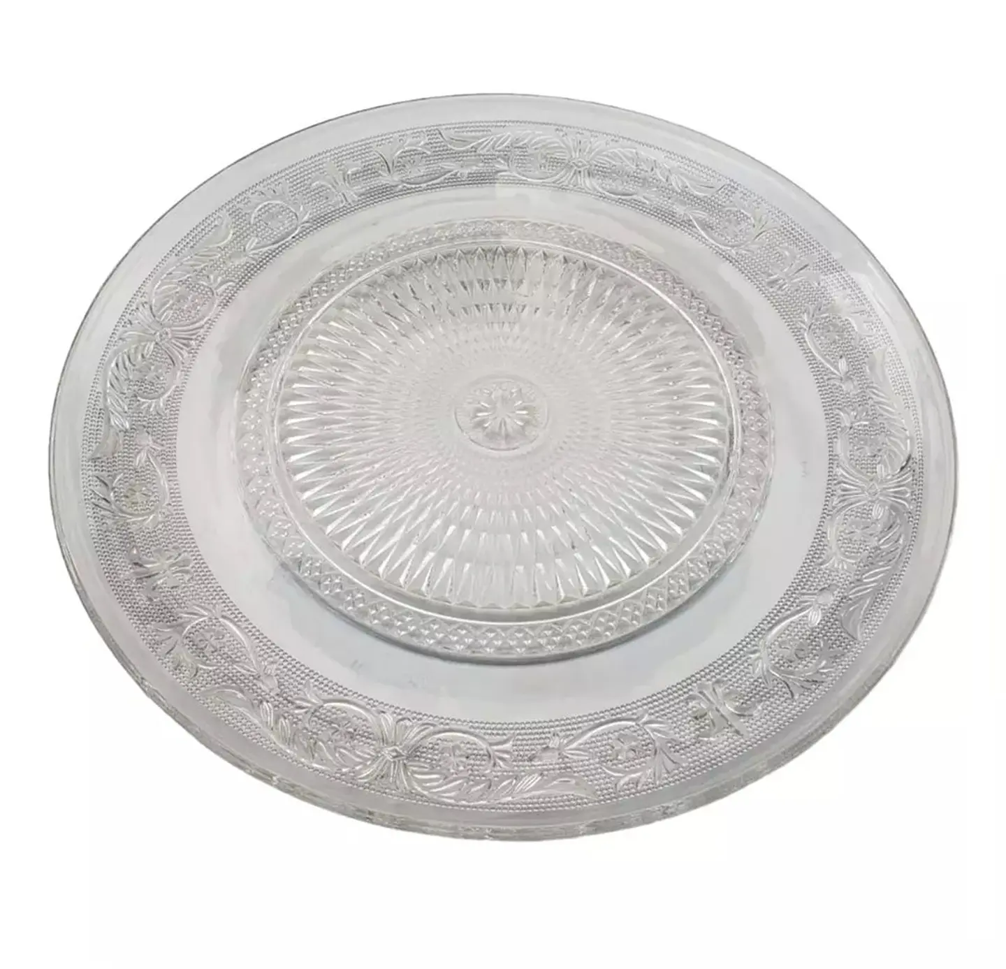 PLATO DE VIDRIO 18 X 3.5CM 1