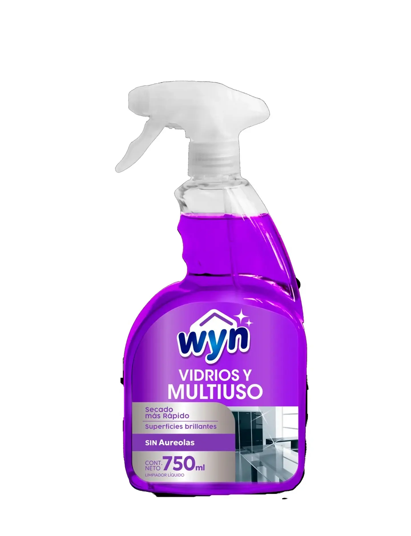 LIMPIAVIDRIO WYN MULTIUSO CON GATILLO 750ML 1