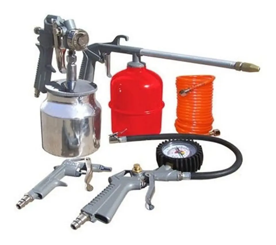 KIT PARA COMPRESOR 5 PISTOLAS KRAFTER 1