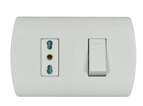 INTERRUPTOR EMBUTIDO 9/12 CON ENCHUFE 10/16A GENESIS MEC