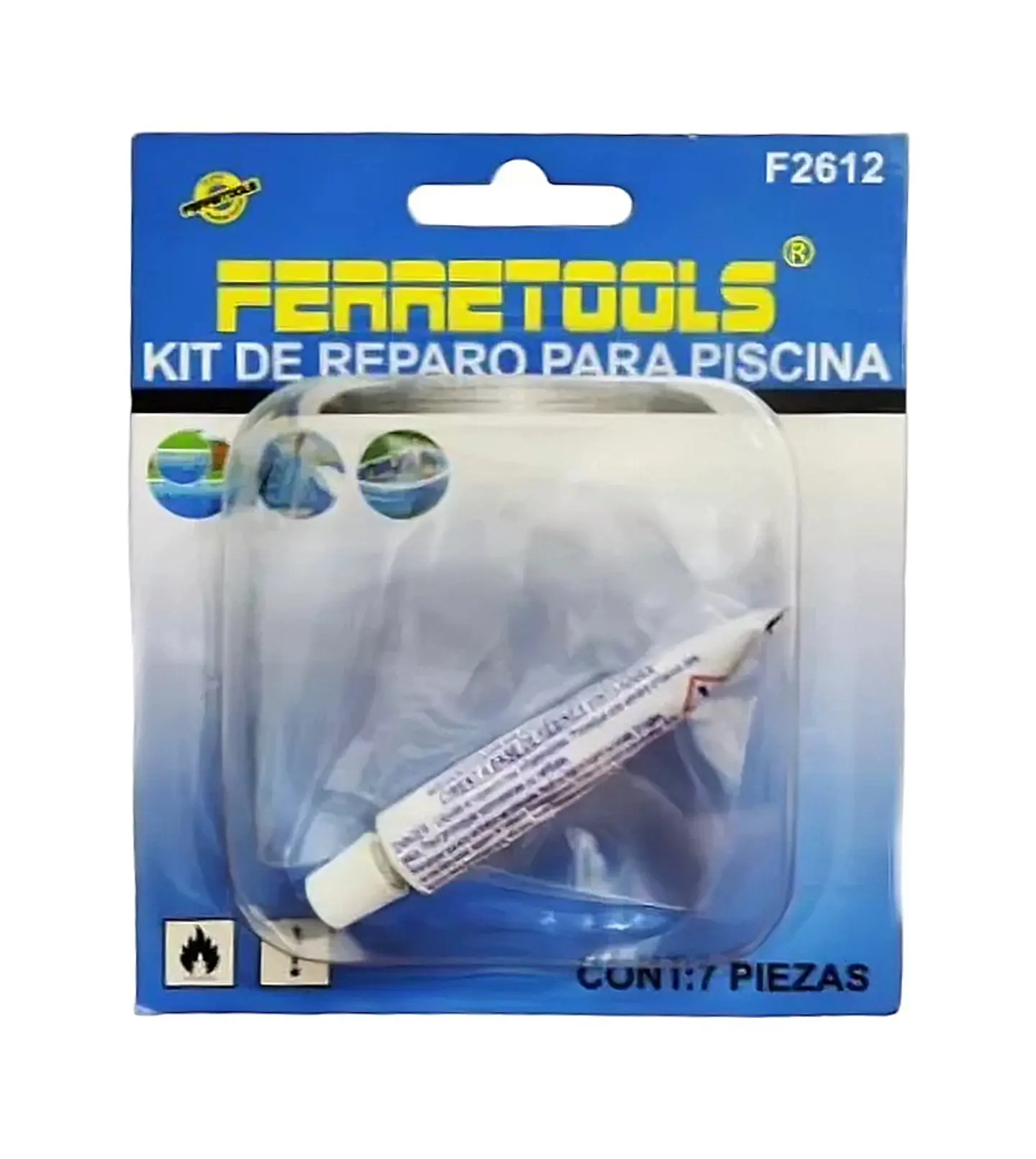 KIT PARCHE PISCINA VINILO PEGAMIL 21GR 1