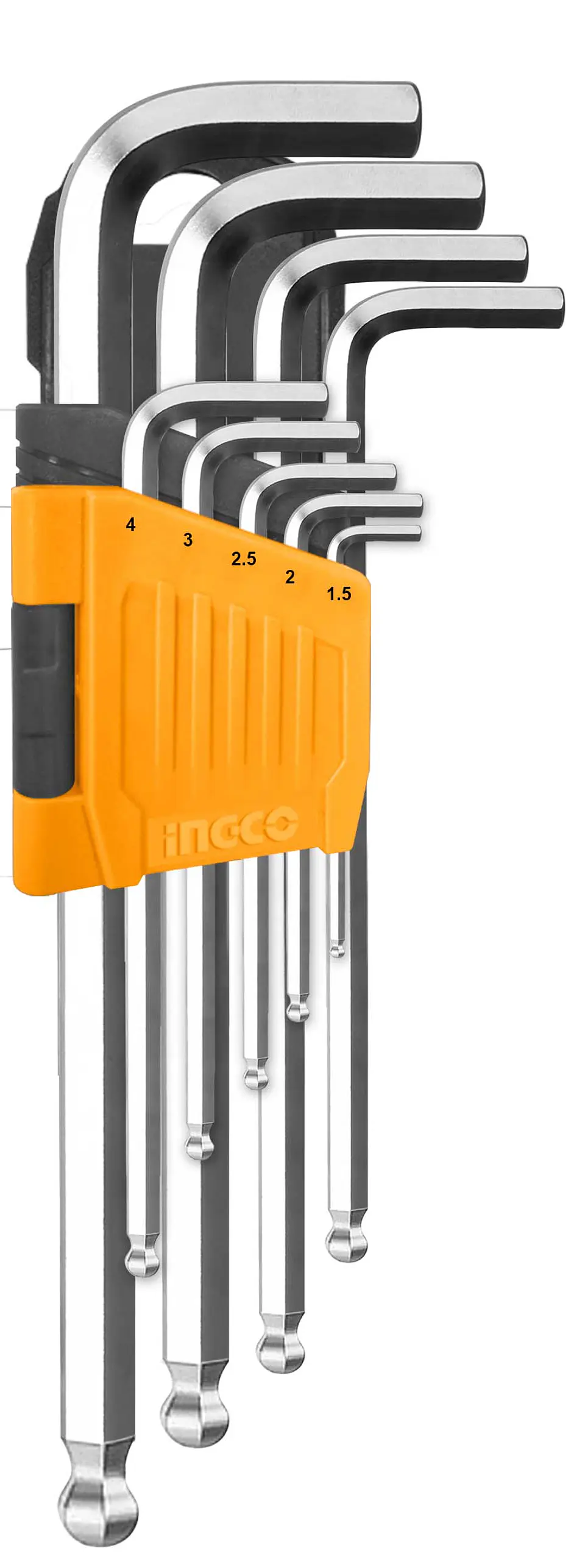 LLAVE ALLEN INGCO HEXAGONAL PUNTA BOLA 1