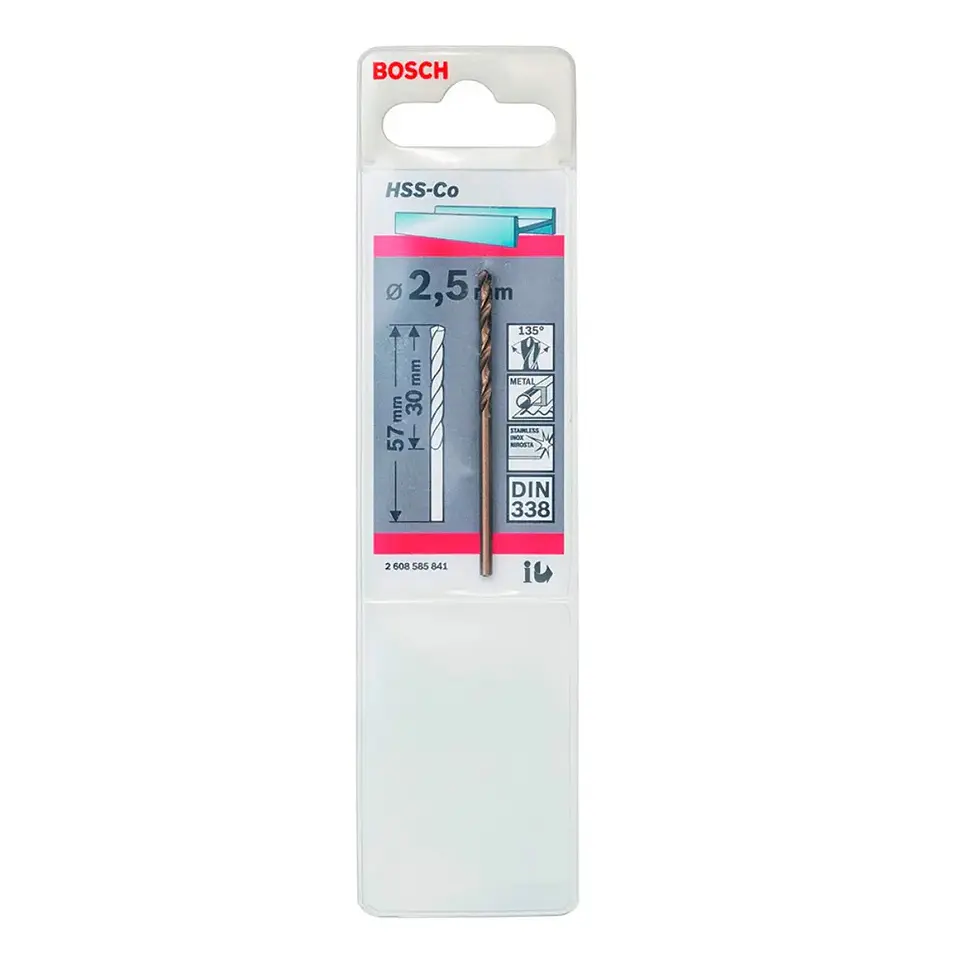 BROCA COBALTO BOSCH 2.5MM 1