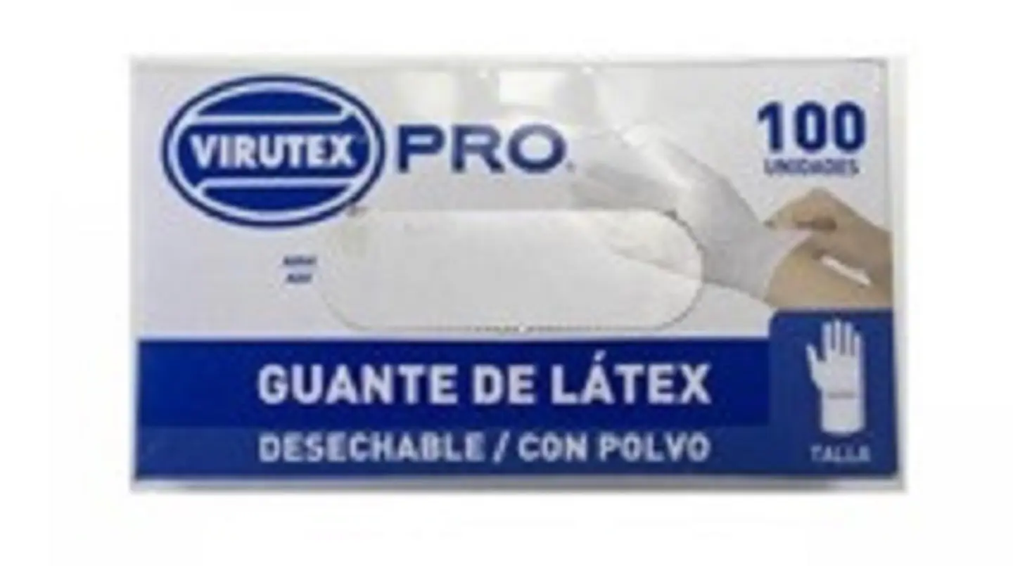 GUANTE LATEX DESECHABLE TALLA L CAJA 100 UNIDADES 1