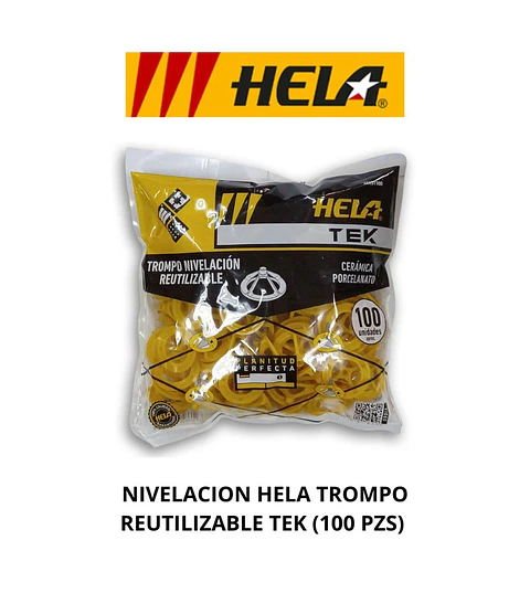 CUNA DE NIVELACION PORCELANATO HELATEK 100 PZAS