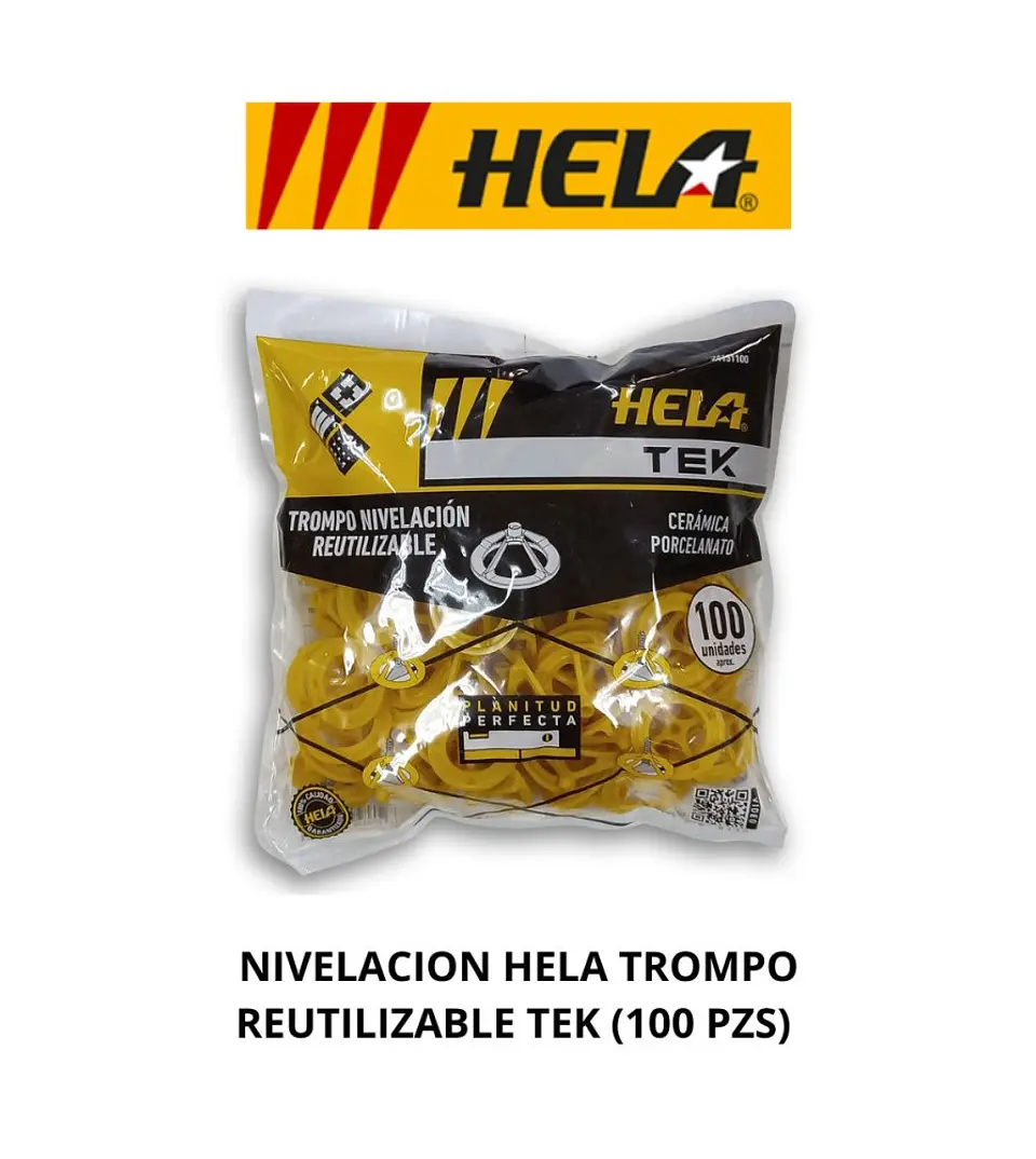 CUNA DE NIVELACION PORCELANATO HELATEK 100 PZAS 1