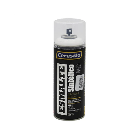 ESMALTE SPRAY CERESITA BLANCO OPACO