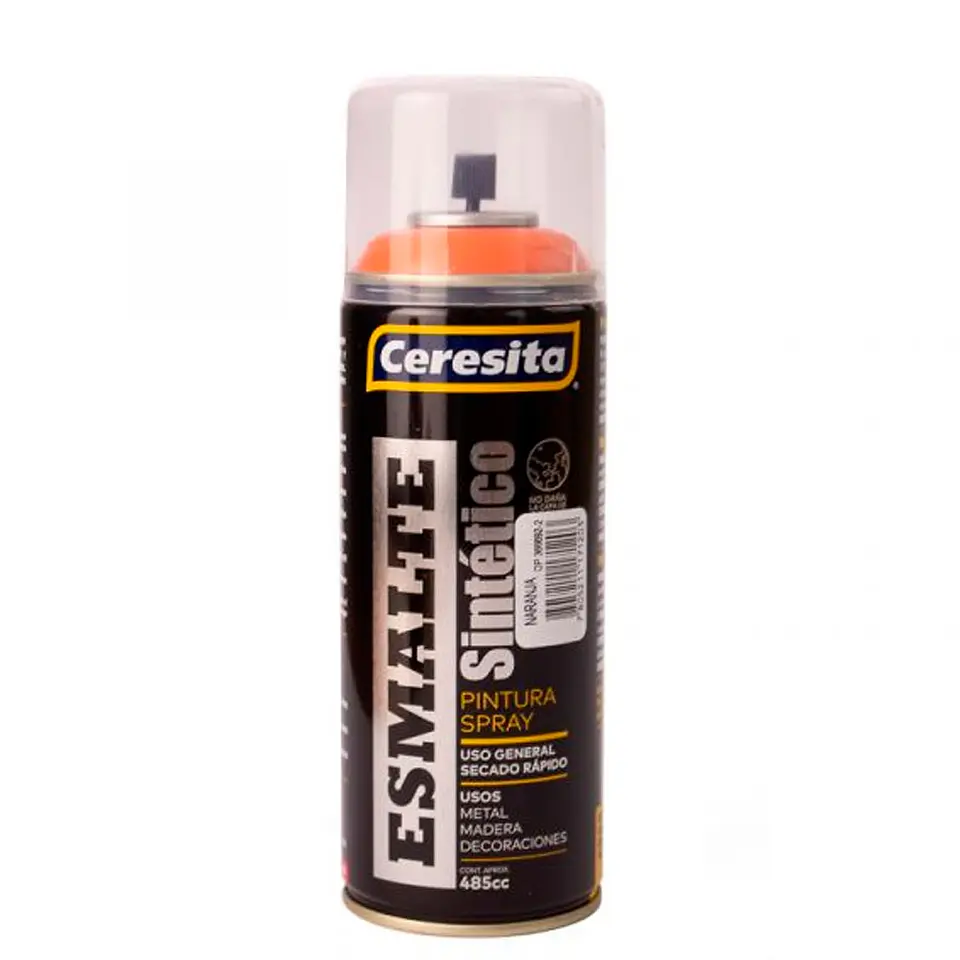 ESMALTE SPRAY CERESITA NARANJA 1