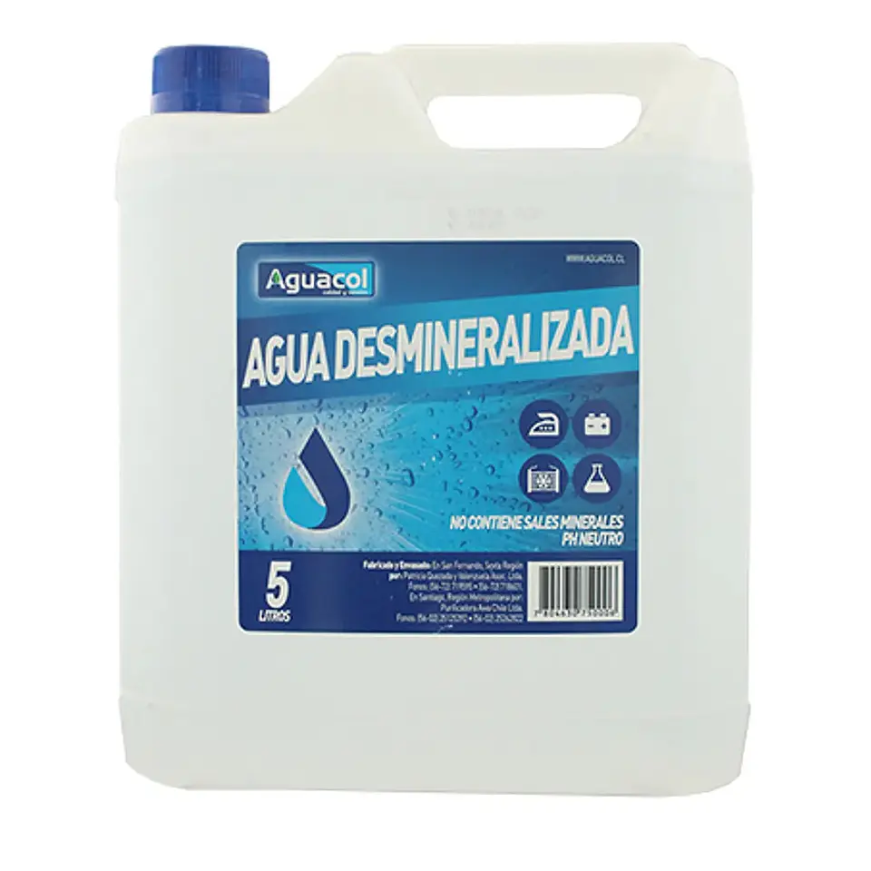 AGUA DESMINERALIZADA BIDON 5L 1