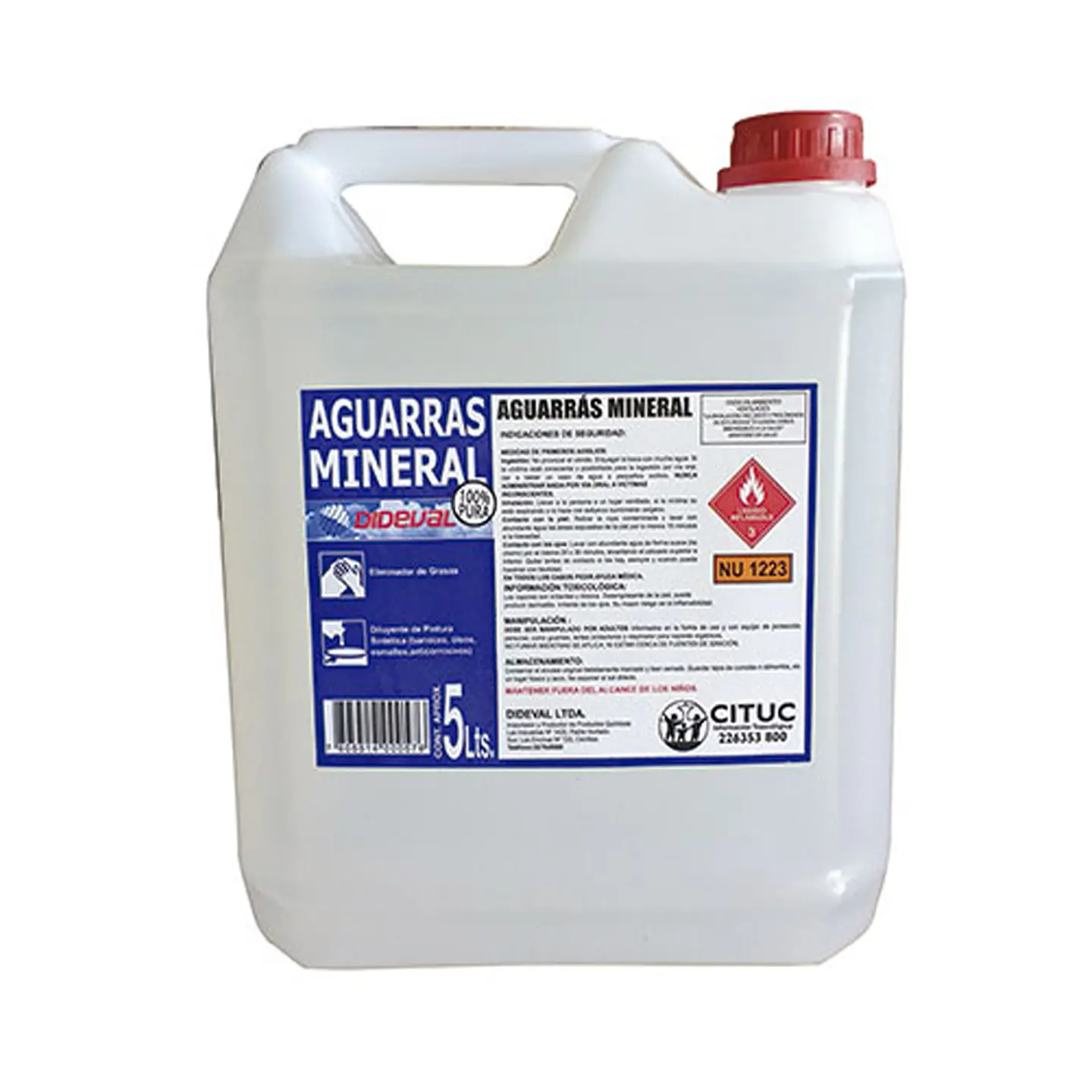 AGUARRAS DIDEVAL 5L 1