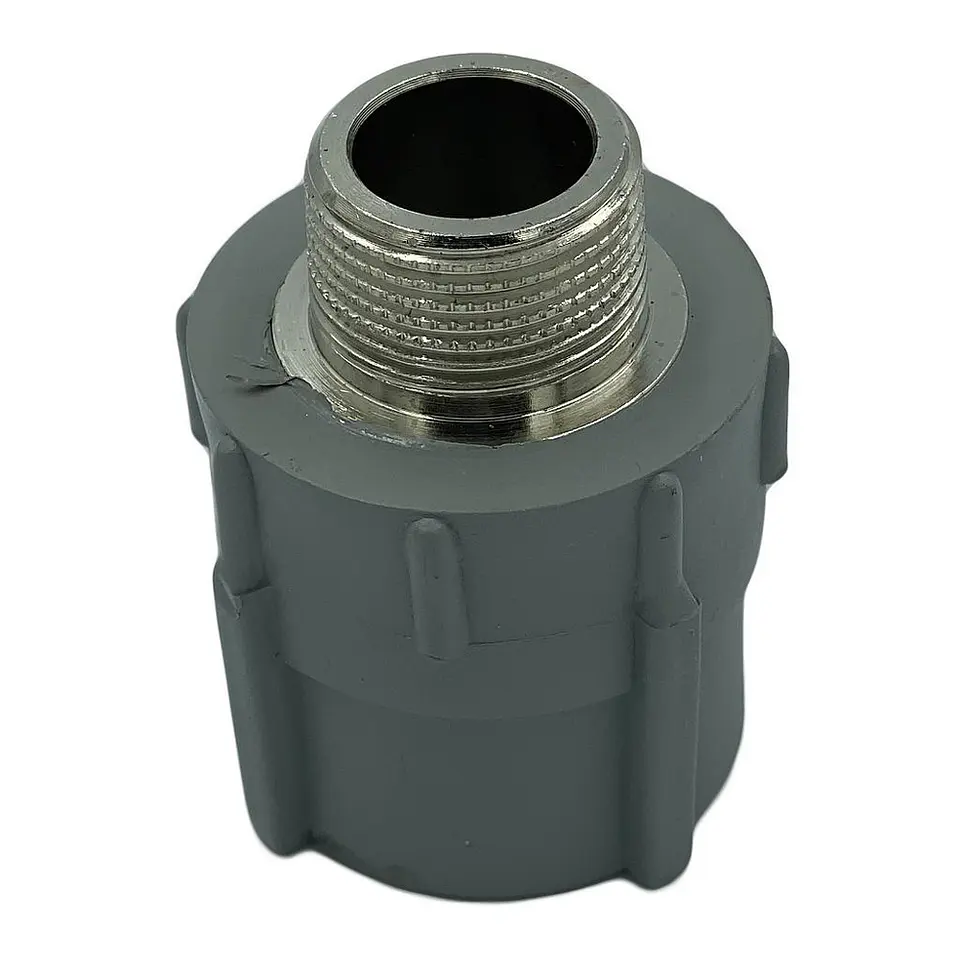 PASA TUBO PPR SO-SO 25MM GRIS 1