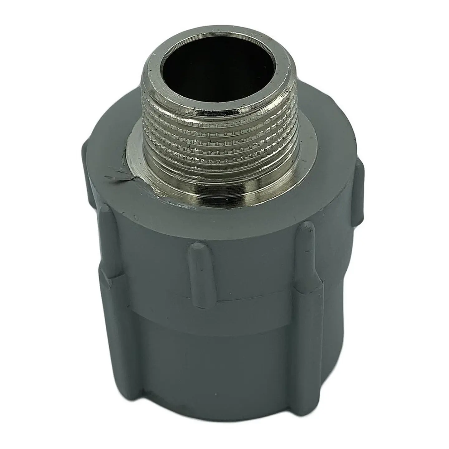 ADAPTADOR PPR ROSCA METAL SO-HE 25MM 3/4 GRIS 1