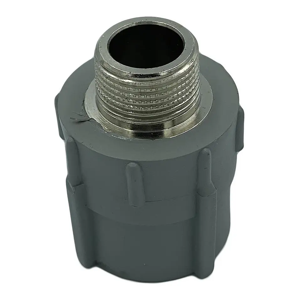 ADAPTADOR PPR ROSCA METAL SO-HE 25MM 3/4 GRIS 1