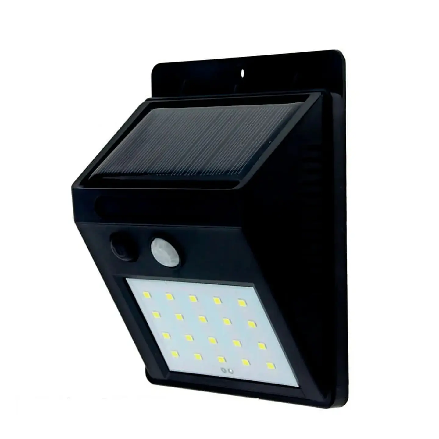 FOCO EXTERNO A MURO SOLAR 3W CON SENSOR 1