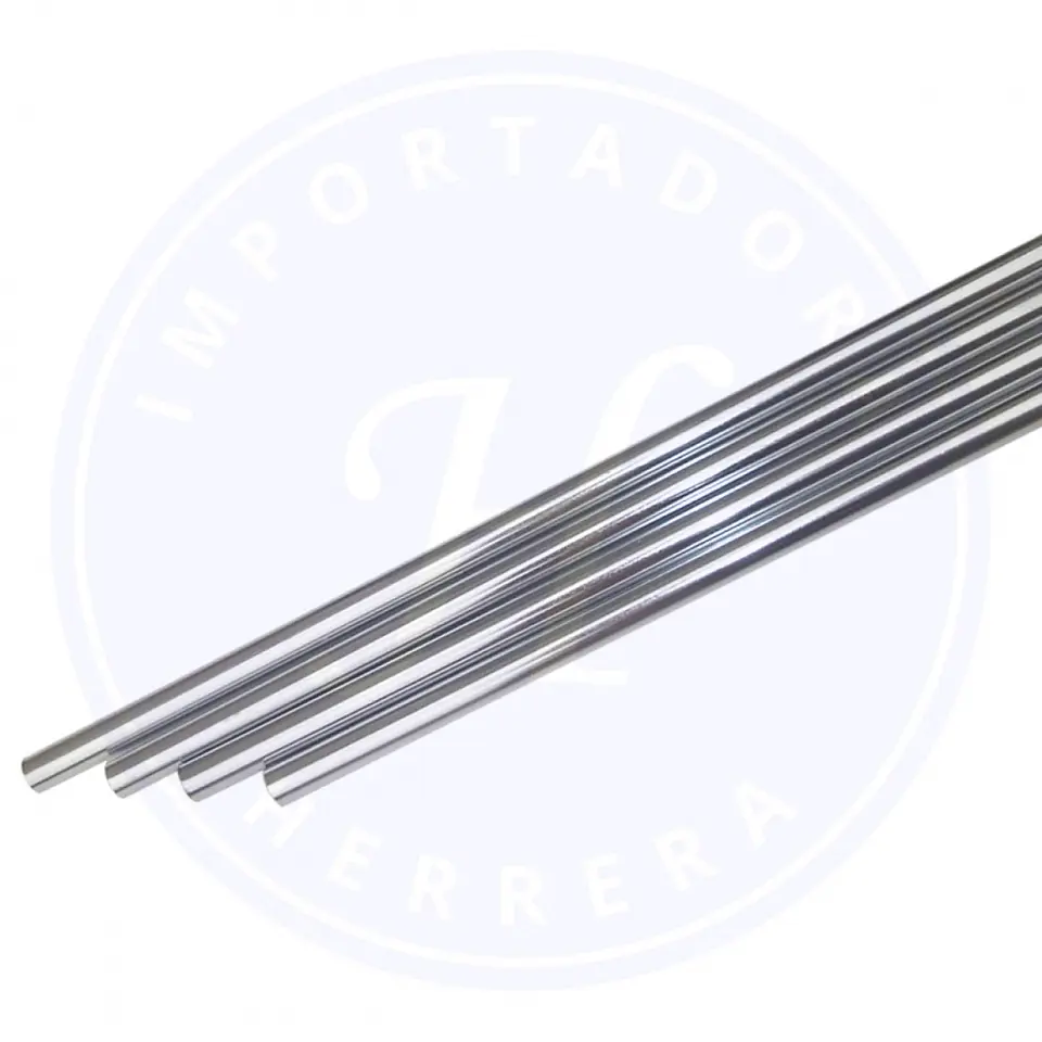 BARRA CROMADA 3/4 X 1.00M CON FLANCHE 1