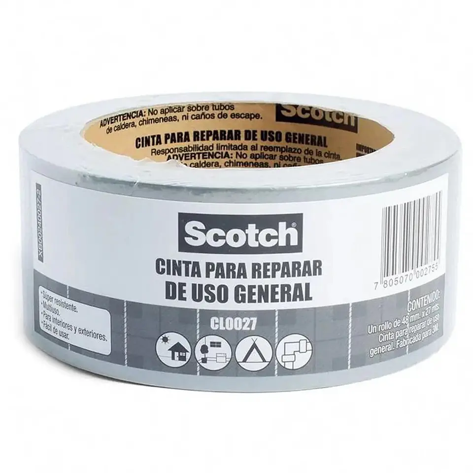CINTA DUCTOS SCOTCH 3M 48MM X 27 M 1