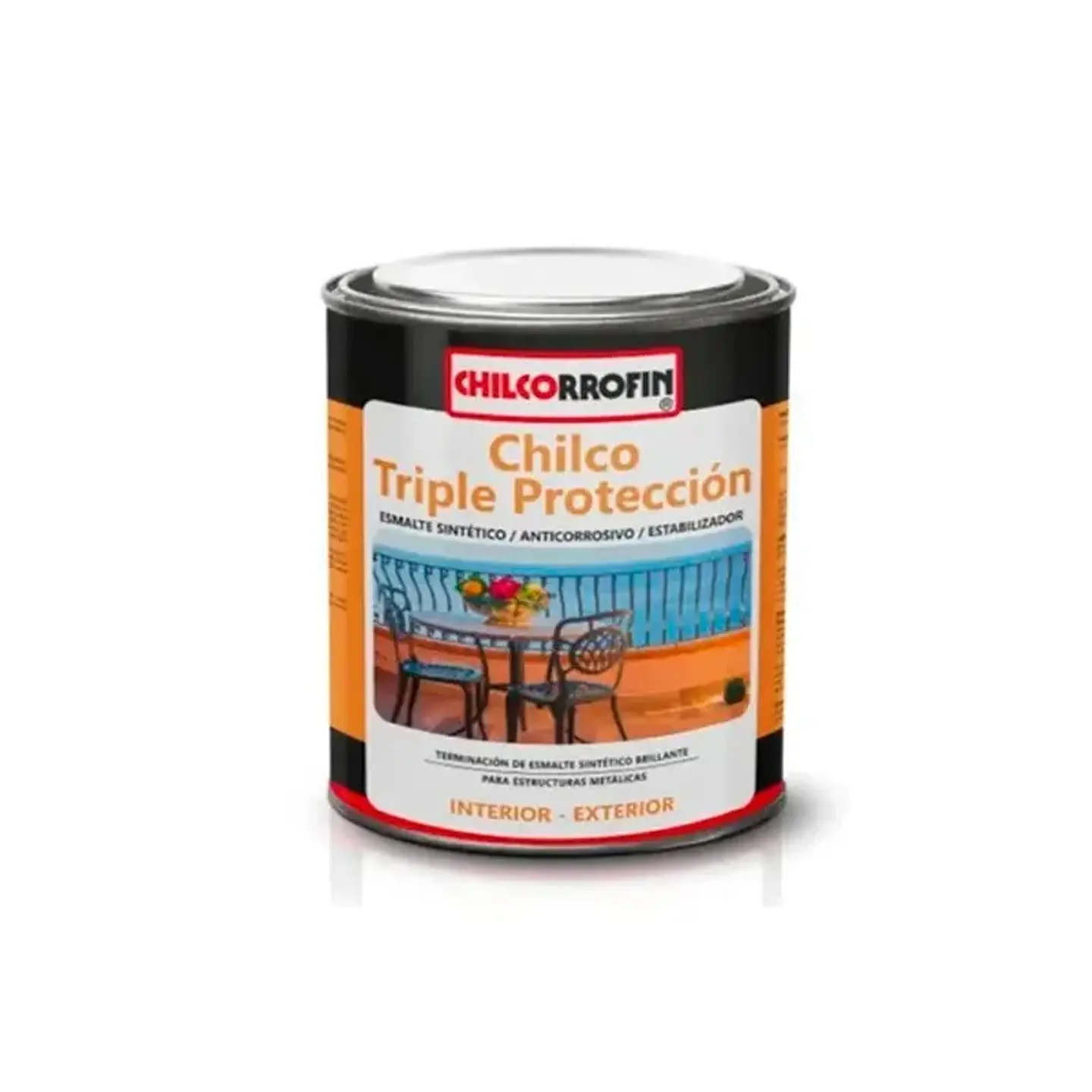 ANTICORROSIVO TRIPLE PROTECCION NEGRO 1/4 CHILCO 1