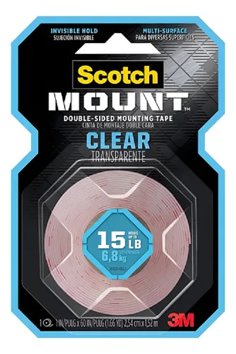 CINTA MONTAJE 3M EXTERIOR 25.4MM X 1.52M