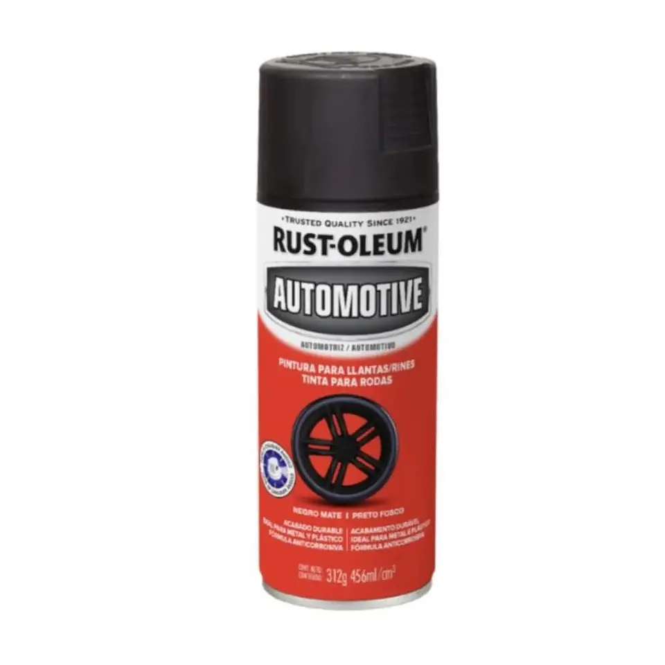 PINTURA SPRAY LLANTAS NEGRO 312GR RUSTOLEUM 1