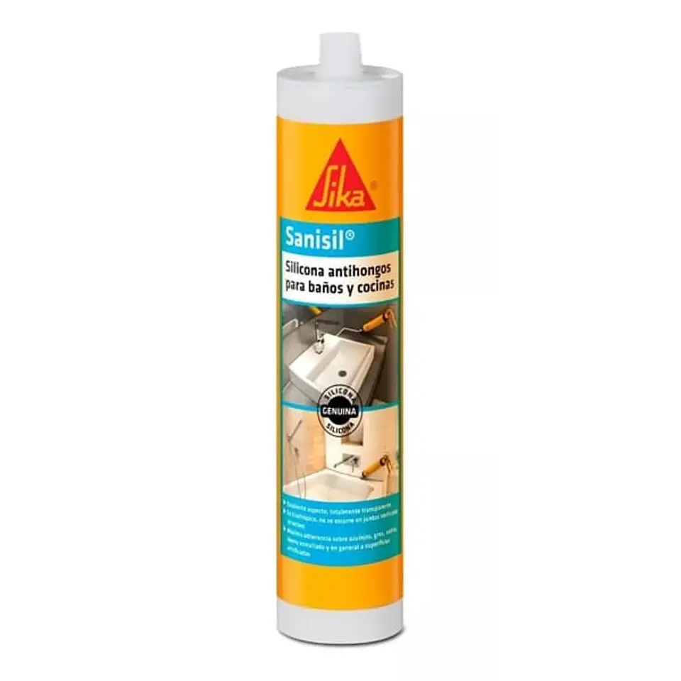 SIKA SANISIL TRANSPARENTE 280ML 1