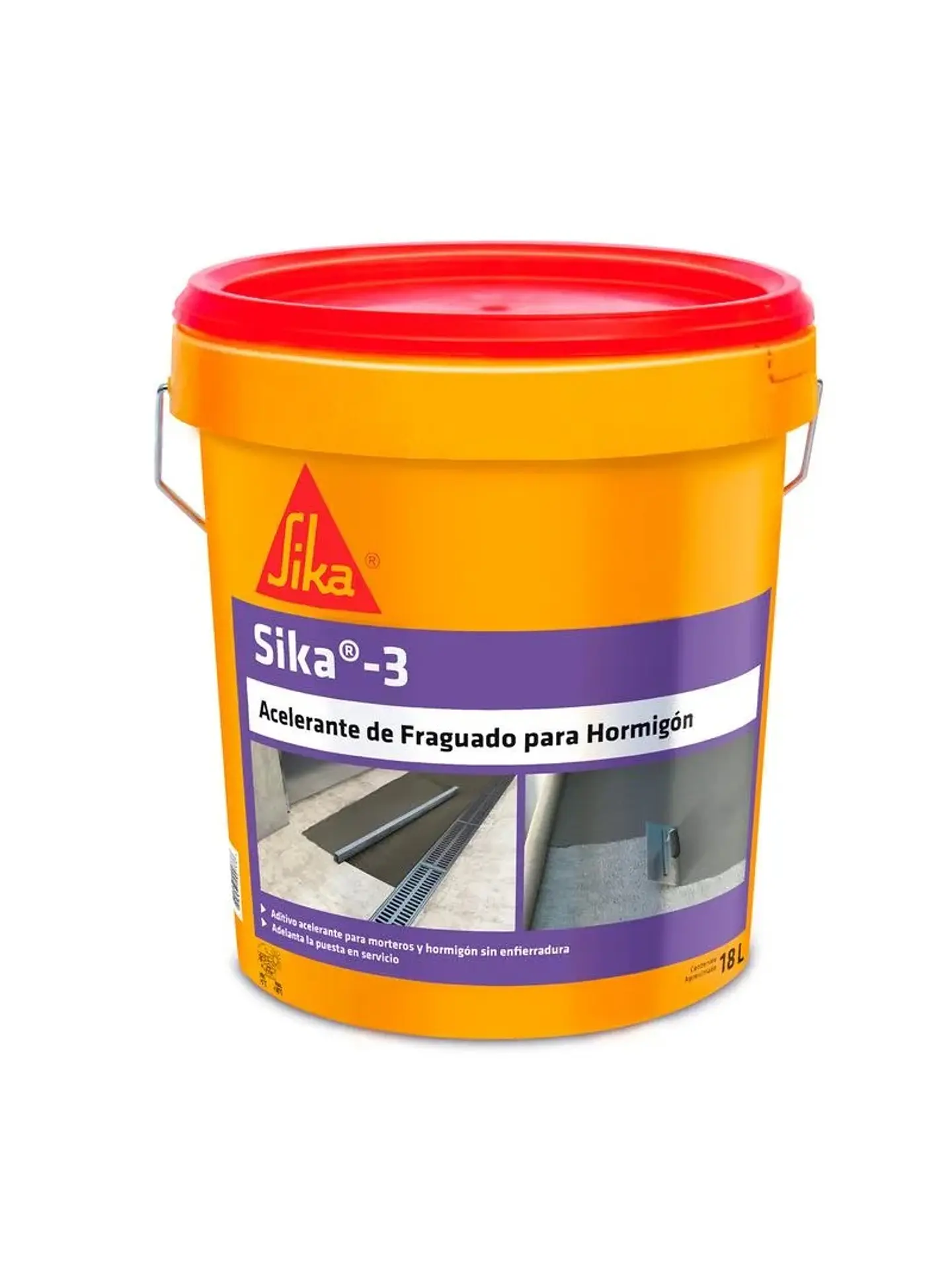 SIKA 3 TINETA 18L ACELERADOR FRAGUADO 1