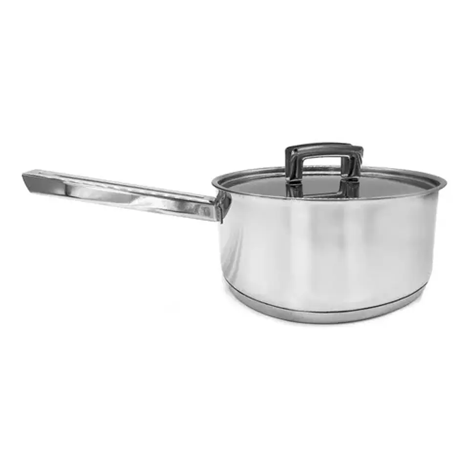 CACEROLA CON MANGO ACERO INOXIDABLE 16CM 1