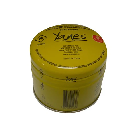 CARTUCHO GAS BUTANO 190GR