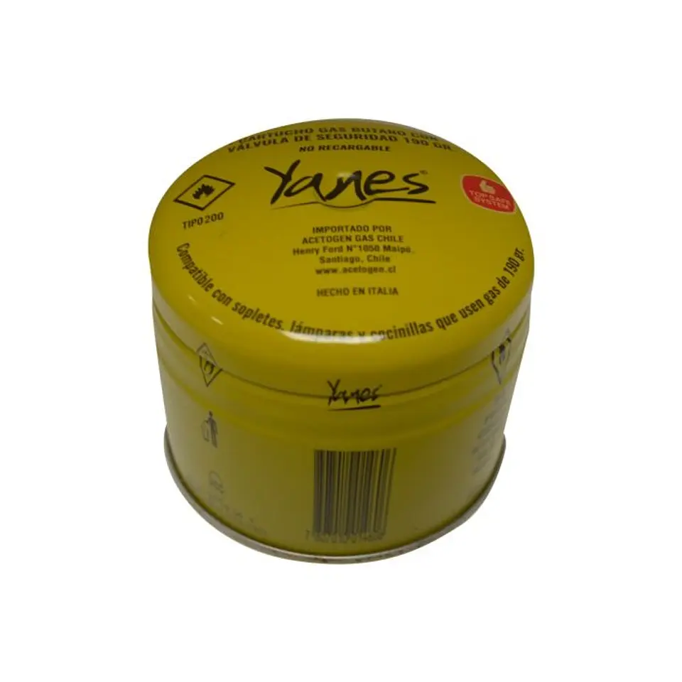 CARTUCHO GAS BUTANO 190GR 1