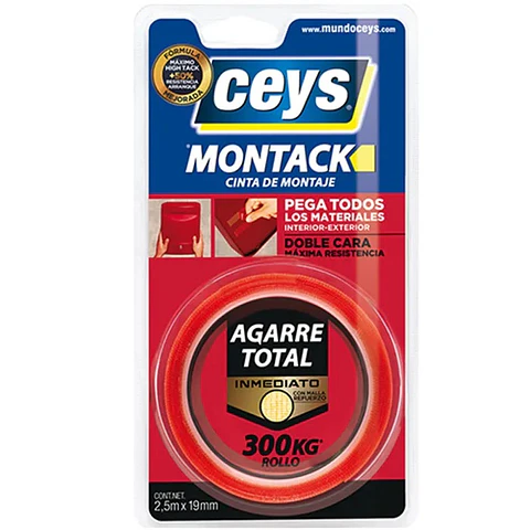 CINTA MONTAJE CEYS 2.5M X 19MM