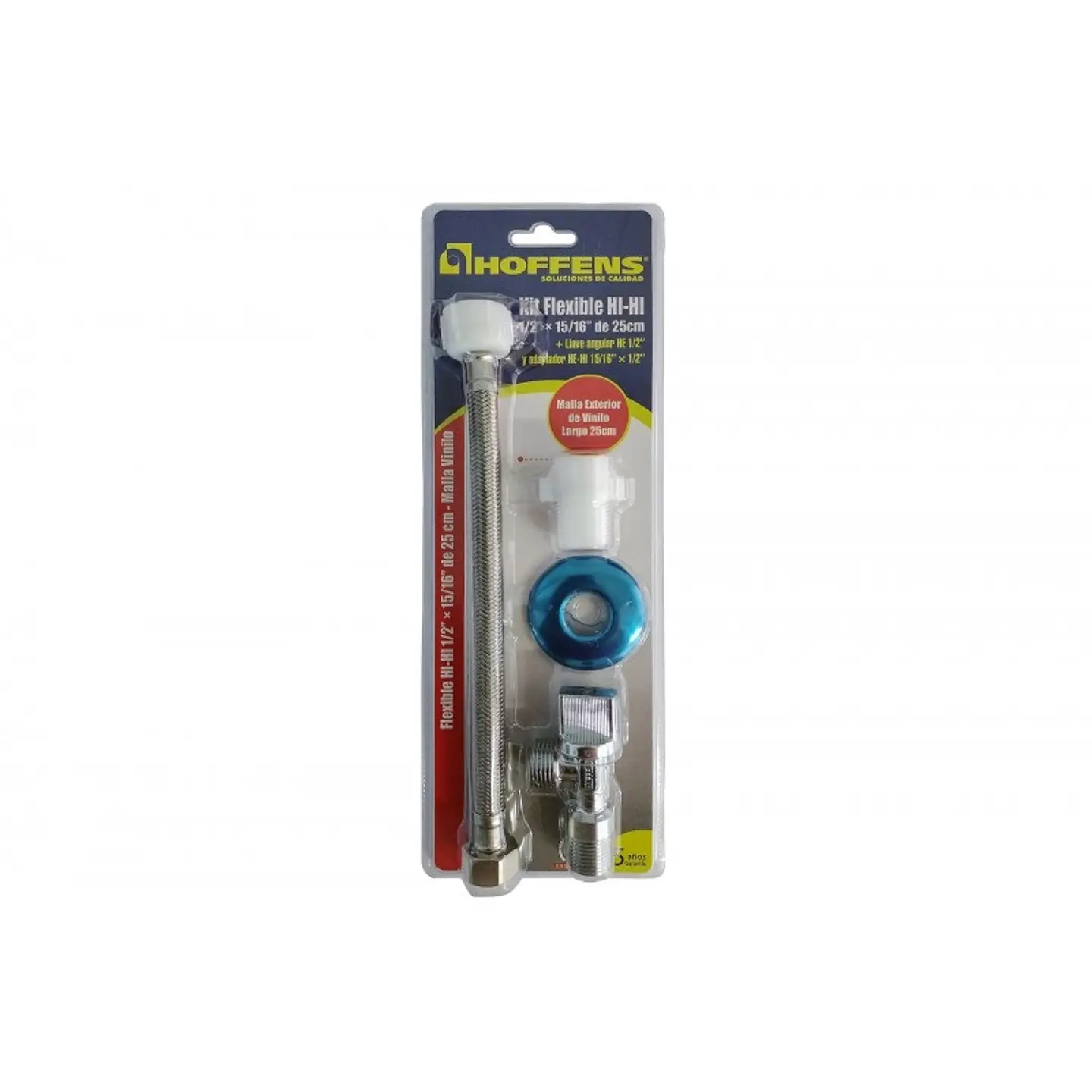FLEXIBLE LLAVE ANGULAR HI-HI 1/2X15/16 32CM LATYN 1
