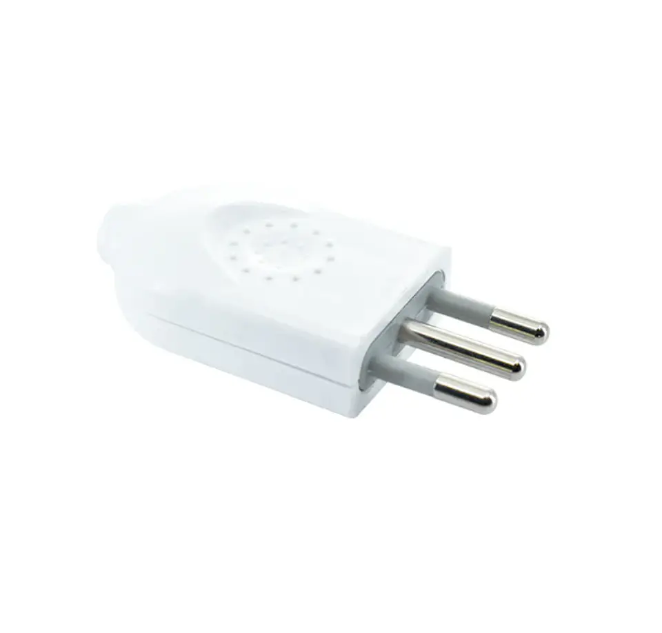 ENCHUFE MACHO LEXO 10A 2P+T BLANCO 1