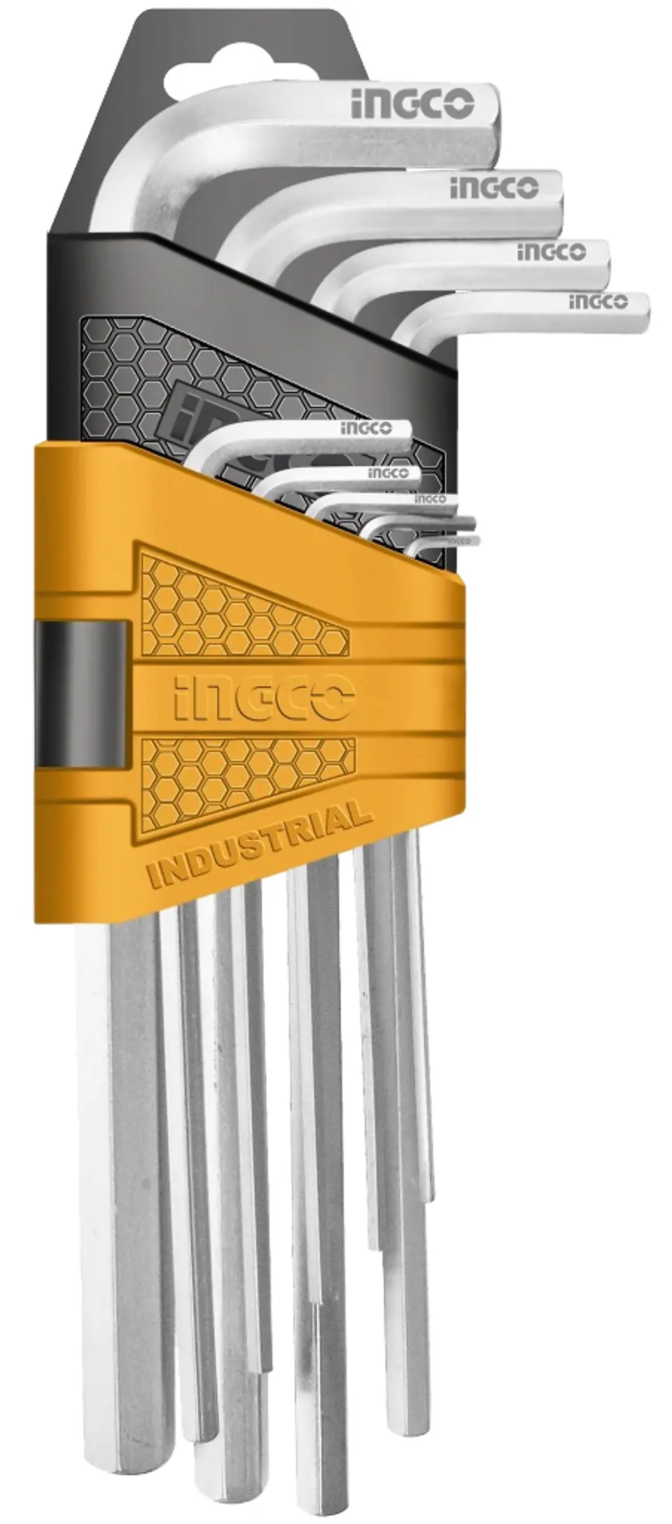 JUEGO LLAVE ALLEN INGCO 9 PIEZAS 1.5 10MM 1