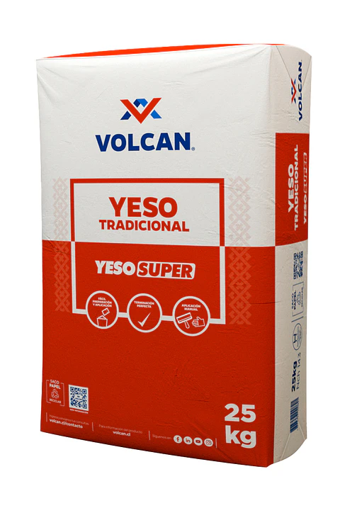 YESO SUPER VOLCAN SACO 25KG