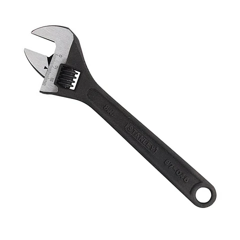 LLAVE AJUSTABLE STANLEY 8 NEGRA