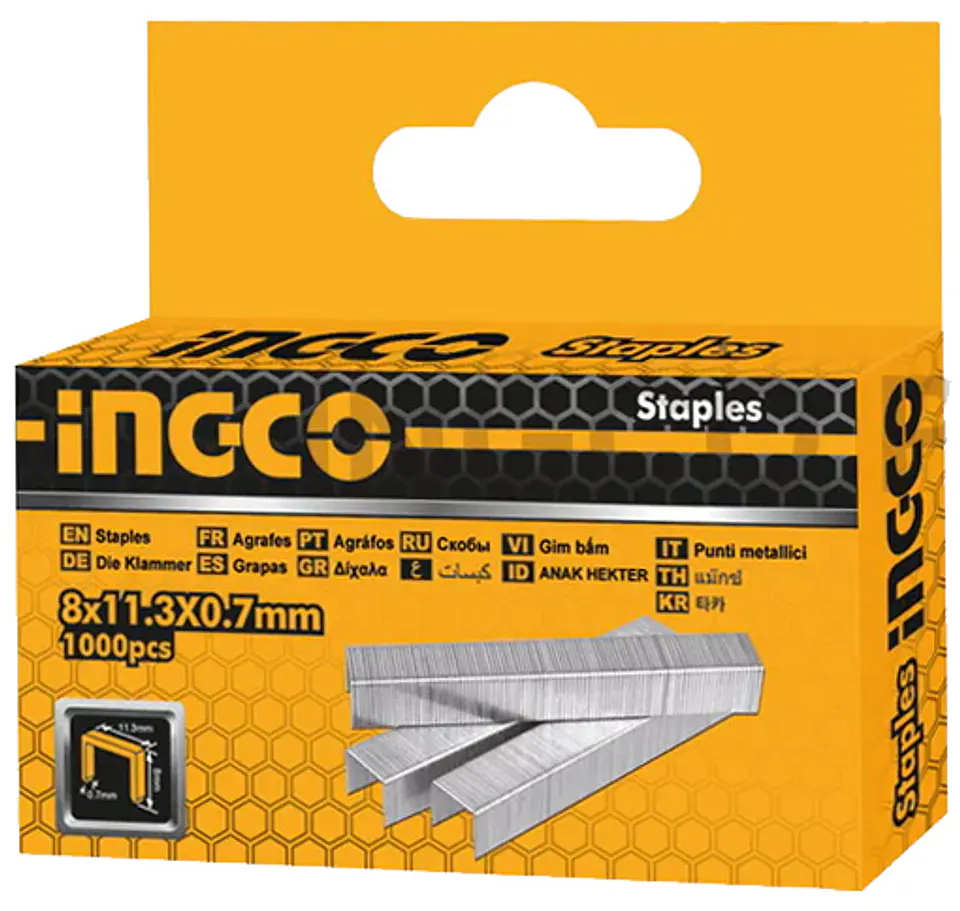 CORCHETE INGCO 5/16 CAJA 1000 PIEZAS 1