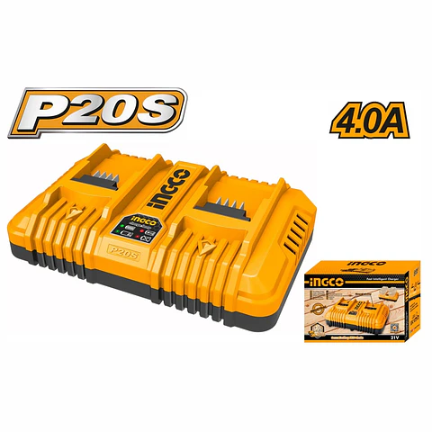 CARGADOR DE BATERIA INGCO 4AMP 20V